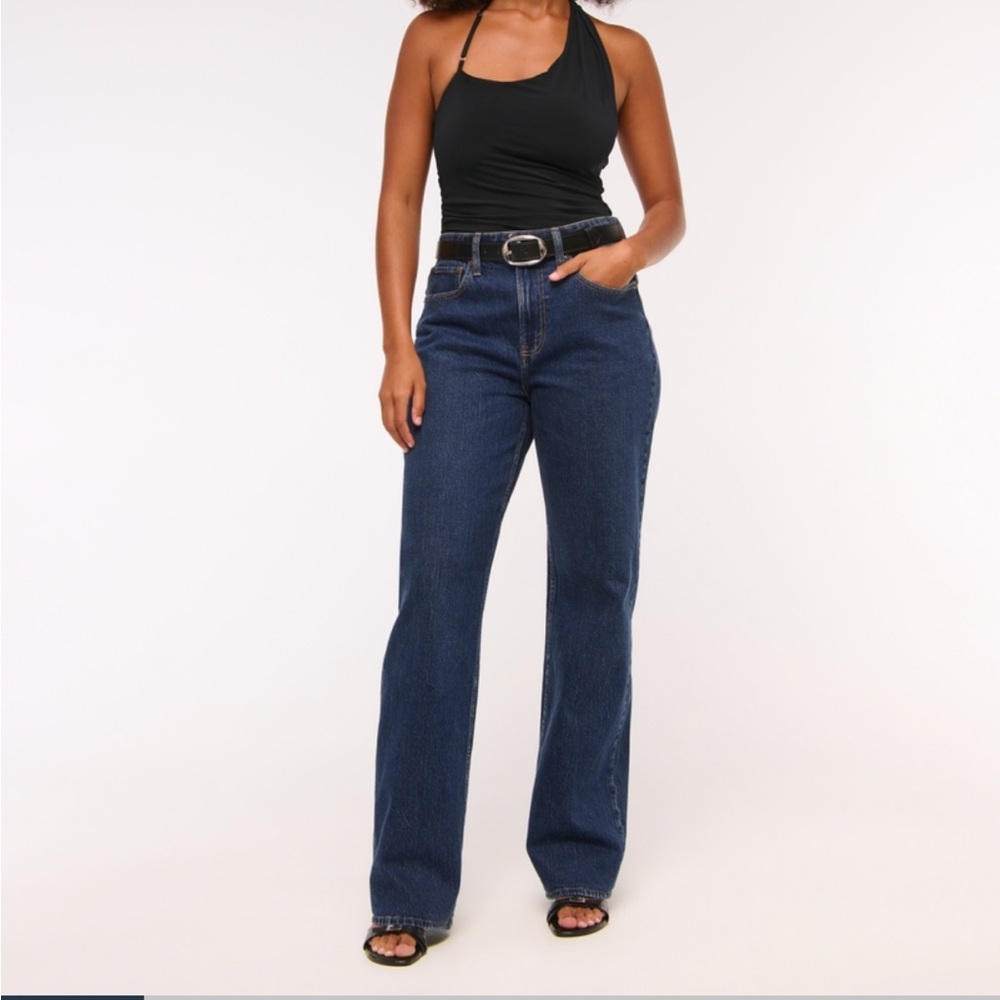 NWT Abercrombie & Fitch high rise curve love jeans size 28